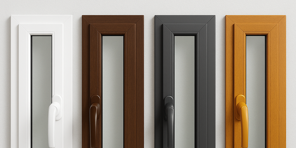 Manere geam termopan cu cheie