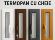 Manere geam termopan cu cheie