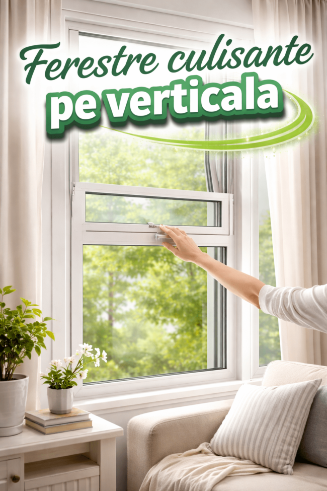 Ferestre culisante pe verticala Ferestre culisante pe verticala